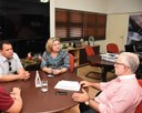 Eliane Alves e Veronaldo Gonçalves se reúnem com o secretário de Desenvolvimento Agrário de Pernambuco Dilson Peixoto