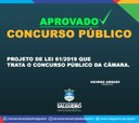 Vereadores aprovam realização do Concurso Público da Câmara Municipal de Salgueiro