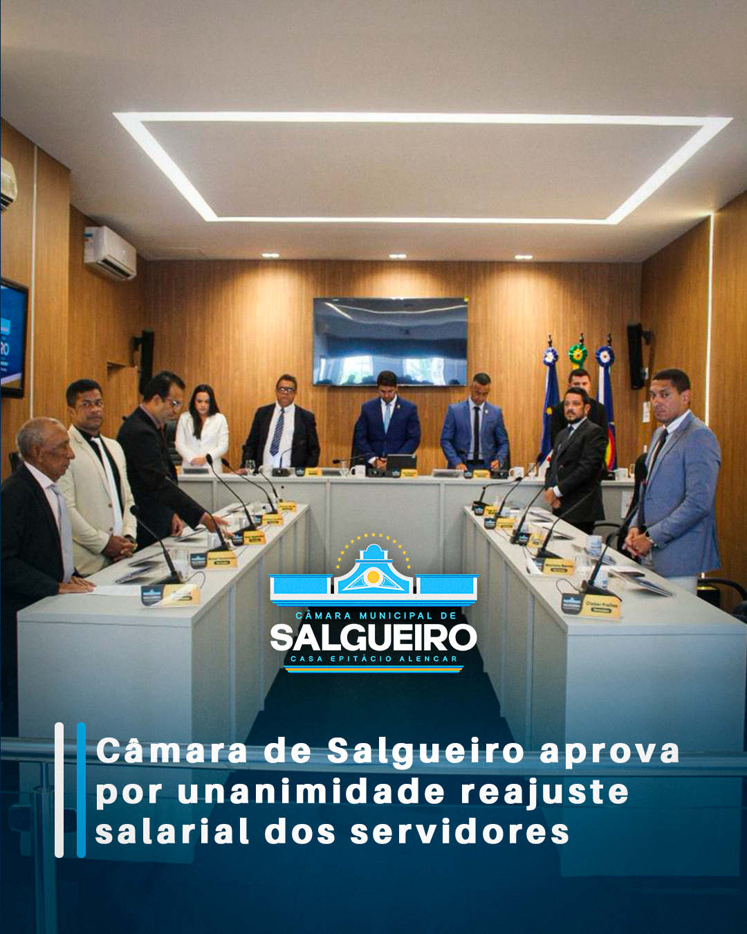 Câmara de Salgueiro aprova por unanimidade reajuste salarial dos servidores